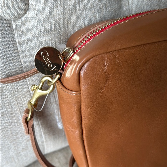 Clare V Midi Sac Natural with stripes - Picture 2 of 6